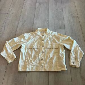 Anthropologie Dear John Collarless Utility Jacket size s